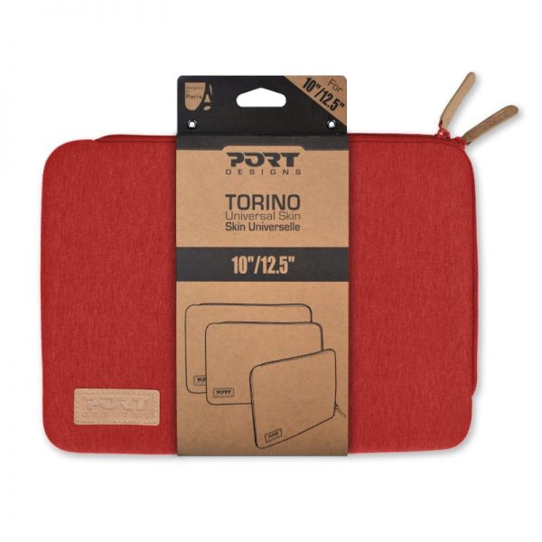 Port Designs TORINO 10/12.5 Notebook Sleeve Red