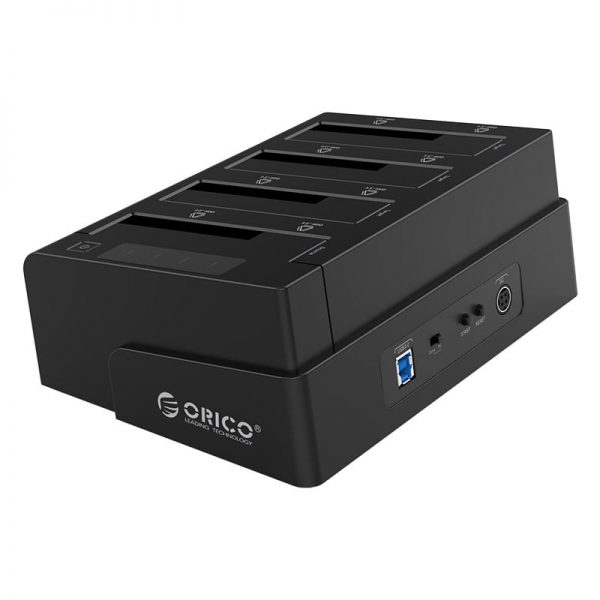 Orico 4 Bay 2.5 / 3.5 USB3.0 HDD|SSD Clone Dock - Blac