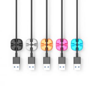 Orico 5 Slot Desktop Cable Cross Clip - Black