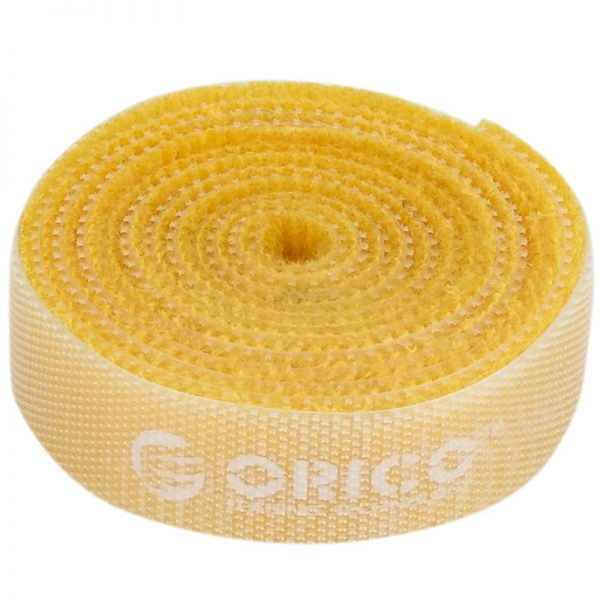 Orico velcro cable ties 1m - Yellow