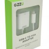 GIZZU USB-C to VGA Adapter - White - Image 2