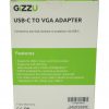 GIZZU USB-C to VGA Adapter - White - Image 3