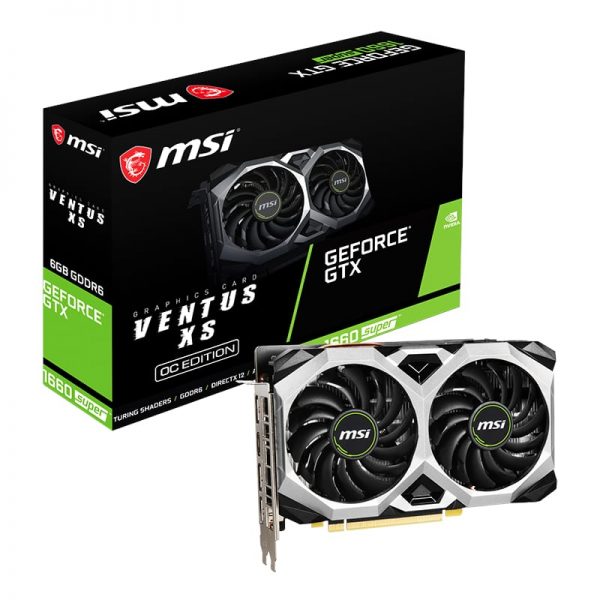 MSI Nvidia GeForce GTX 1660 SUPER Ventus X OC 6GB GDDR6 192-BIT Graphics Card