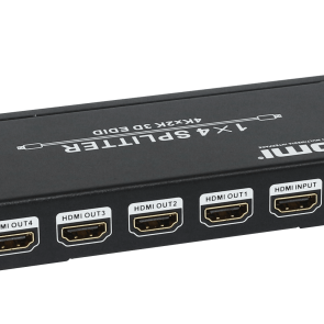 HDCVT 1x4 HDMI 1.4 Splitter supports HDCP1.4 and EDID
