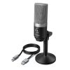 Fifine K670B Cardioid USB Condensor Microphone with Stand - Black - Image 2