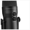 Fifine K690 Cardioid USB Multi-Polar Pattern Condenser Microphone with Stand|Adjustable Volume|Adjustable Pattern|Monitor Output - Black - Image 4