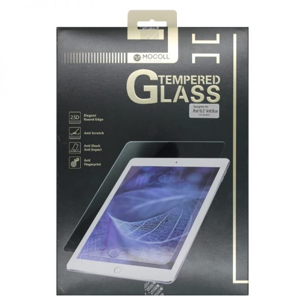 Mocoll 2.5D Tempered Glass Full Cover Screen Ipad Pro 10.2 Blue Clear