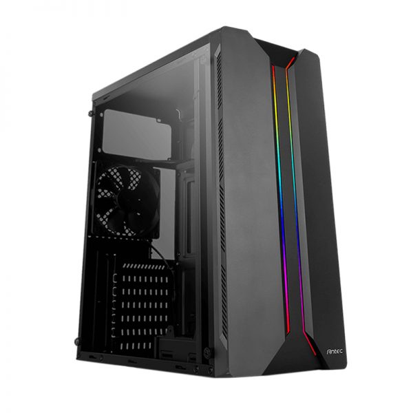 Antec NX110 ARGB Clear Side (GPU 350mm) ATX|Micro ATX|Mini ITX Gaming Chassis - Black