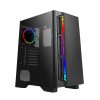 Antec NX400 ARGB LED Tempered Glass Side (GPU 330mm) ATX|Micro ATX|ITX Gaming Chassis - Black - Image 2