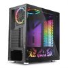 Redragon STEELJAW PRO RGB Sync Tempered Glass Front/Side|2 x RGB Fan|ATX/Micro ATX|370mm GPU Black - Image 2