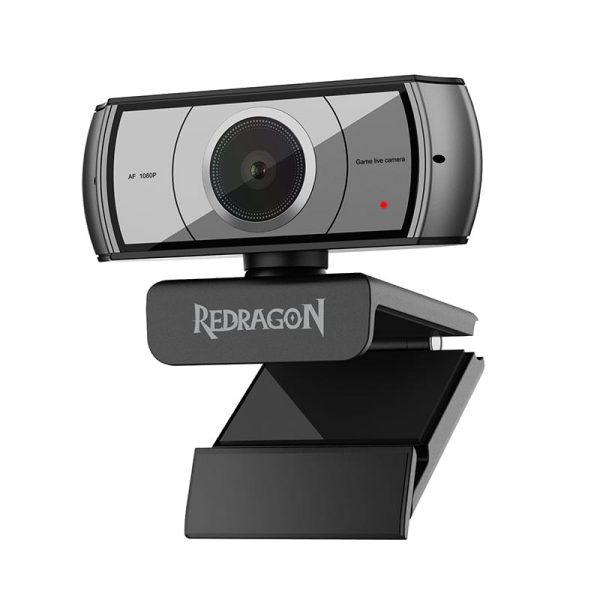 Redragon APEX 1080p|Tripod Stand|30F FPS PC Webcam - Black