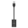 Orico USB External Sound Adapter with 1 x Headset and 1 x Microphone Port - Black - Image 3