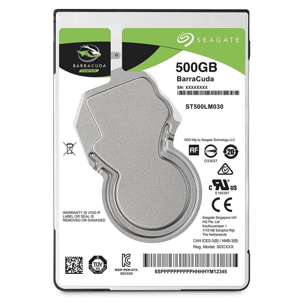 Seagate Mobile 500GB 2.5 SATA 128MB