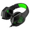 T-Dagger Rocky Green Lighting|210cm Cable|USB|Omni-Directional Luminous Snub Mic|40mm Bass Driver|Stereo Gaming Headset - Black/Green - Image 8