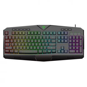 T-Dagger Submarine RGB Colour Lighting|104-107 Key|150cm Cable|19 Non-Conflict Keys Gaming Keyboard - Black