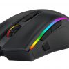 T-Dagger Second Lieutenant 8000DPI 10 Button|180cm Cable|Ergo-Design|RGB Backlit Gaming Mouse - Black - Image 2