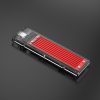 Orico M.2 NVME (2230/2242/2260/2280) to USB3.1(Device Input) Gen-2 Type-C(Enclosure Side) Transparent SSD Enclosure (2TB Max) - Red Heatsink (Compatible with CTA2-SV/CTA2-GR) - Image 4