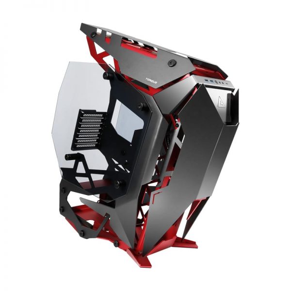 Antec Torque Tempered Glass Both Sides (GPU 450mm) ATX|Micro ATX|ITX|E ETX - Black and Red