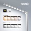 Taotronics LED 420 Lumen Desk Lamp with USB 5 V/2A Charging Port - Silver - Image 5