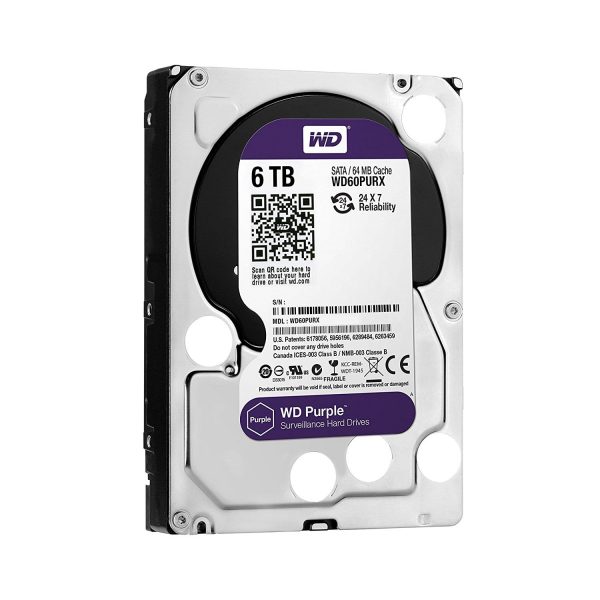 WD Purple 6TB 3.5 SATA 64MB