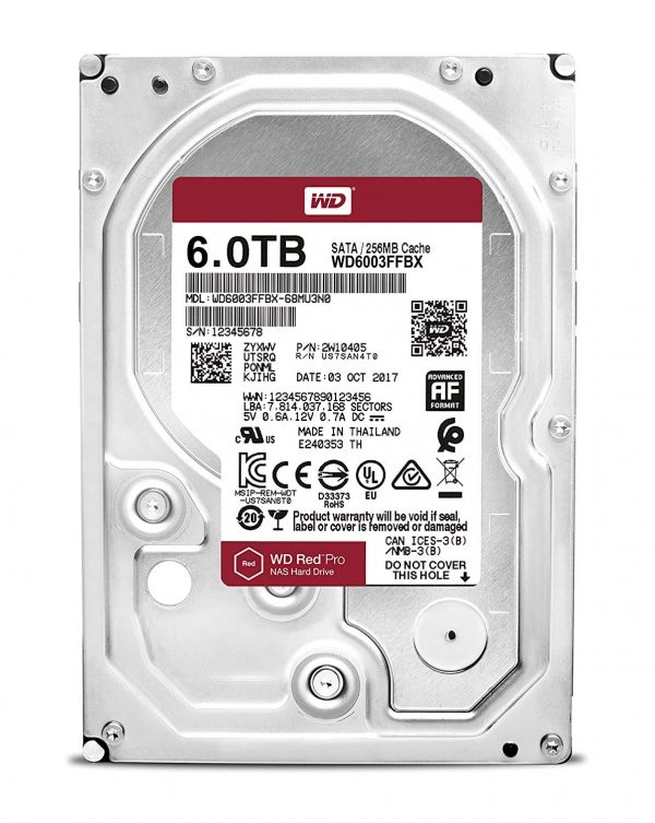 WD Red Pro 6TB 3.5 SATA 256MB