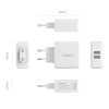 Orico 2 Port 5V 2.4A Each Port Wall Charger - White - Image 3