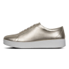 FitFlop Rally Leather Sneaker Platino - Image 2