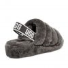 UGG Fluff Yeah Slide Charcoal - Image 4