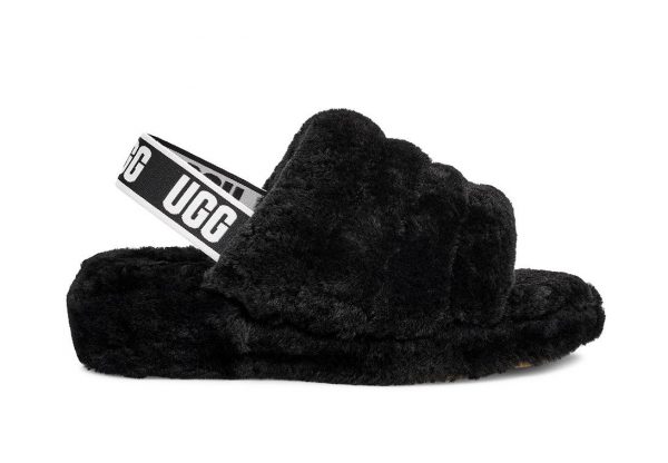 UGG Fluff Yeah Slide Black