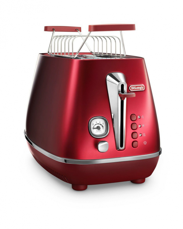 Delonghi - Distinta Flair 2 Slice Toaster - Glamour Red