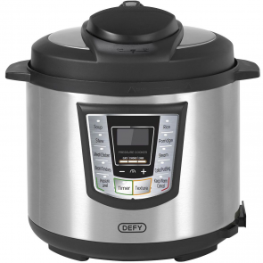Defy - 6 Litre Pressure Cooker - Silver