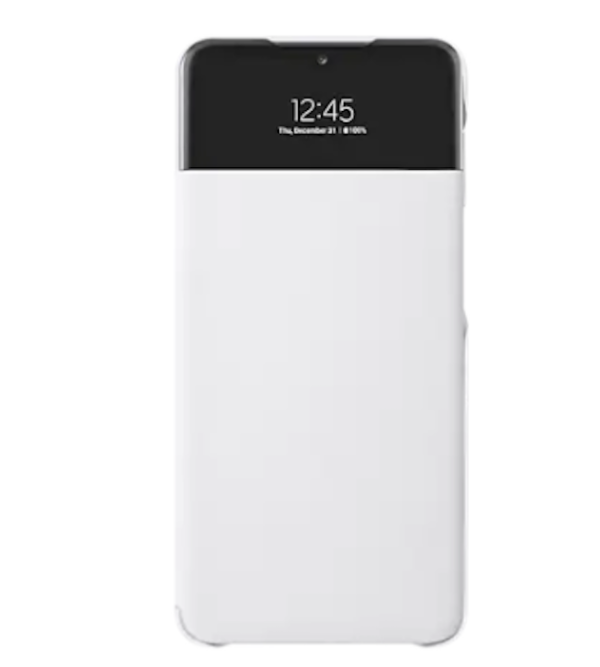 Original Samsung Galaxy A32 Smart S View Wallet Cover - White