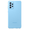 Samsung Original Silicone Cover For Galaxy A72 - Blue - Image 2