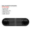 Telefunken Dual Bluetooth Speakers TBTWS-200B/S - Image 3