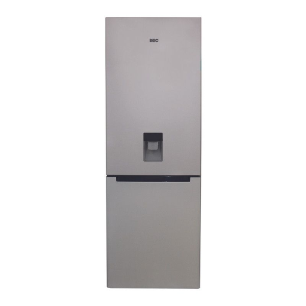 KIC 344L Bottom Freezer Fridge With Water Dispenser - Metallic