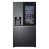 LG 611L Side by Side fridge with Door-in-Door Instaview Matt Black - Image 2